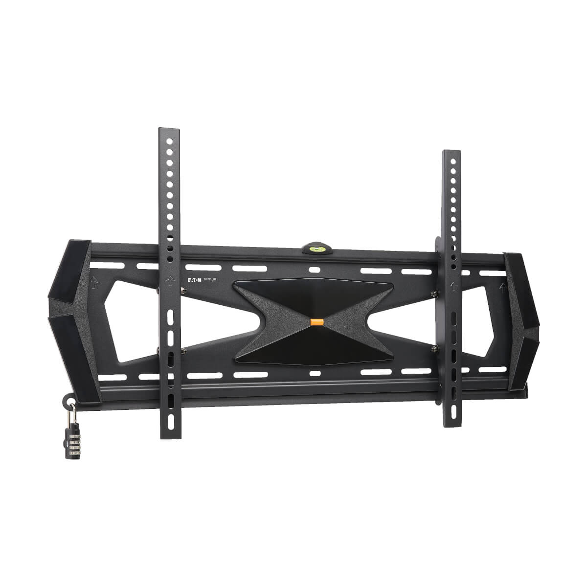 Tripp Eaton Tripp Lite Series Heavy-Duty Tilt Security Display TV Wall Mount for 37" to 80" TVs and Monitors, Flat or Curved Screens - Klammer - für Flachbildschirm - verriegelbar - Stahl - Schwarz - Bildschirmgröße: 94-203 cm (37"-80")