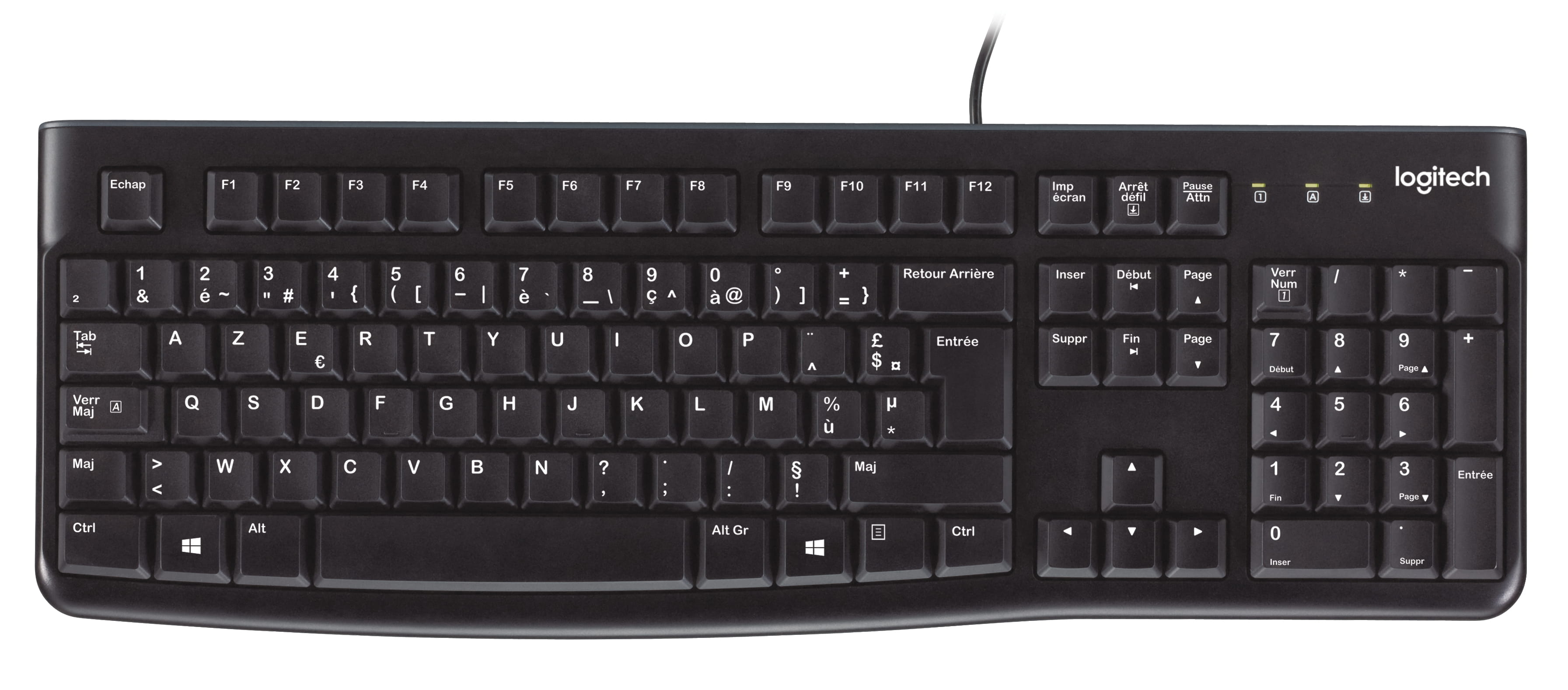 Logitech K120 - Tastatur - USB - Französisch