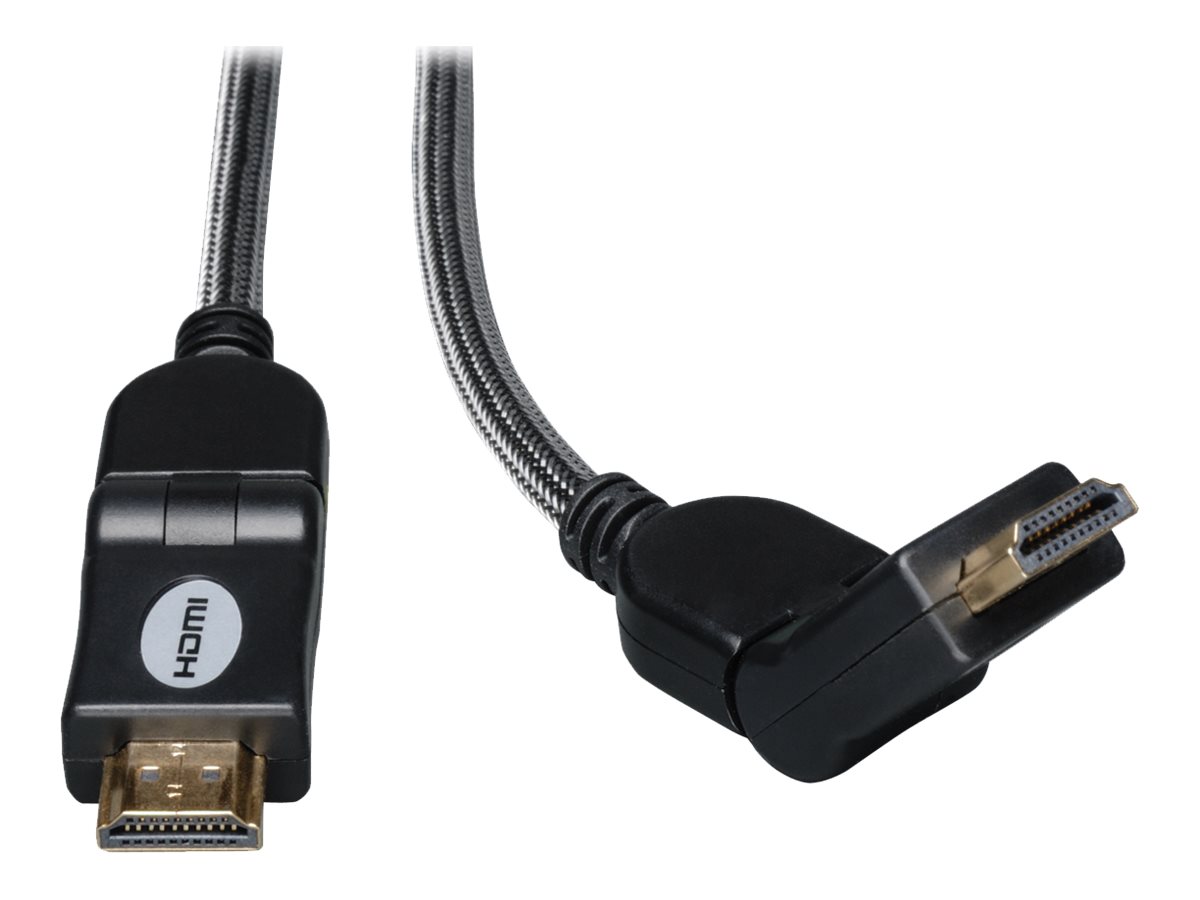 Eaton  Lite Series High-Speed HDMI Cable with Swivel Connectors, Digital Video with Audio, UHD 4K (M/M)