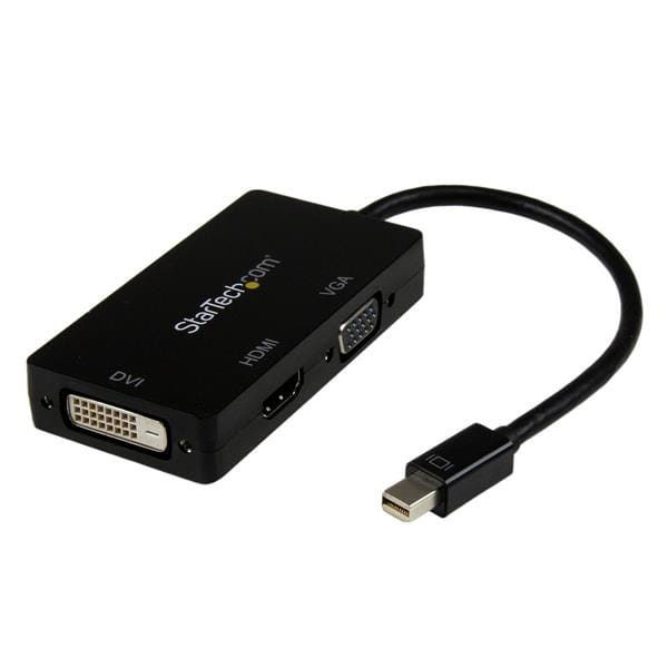 StarTech.com 3 in 1 Mini DisplayPort Adapter - 1080p - Mini DP / Thunderbolt to HDMI / VGA / DVI Splitter for Your Monitor (MDP2VGDVHD)