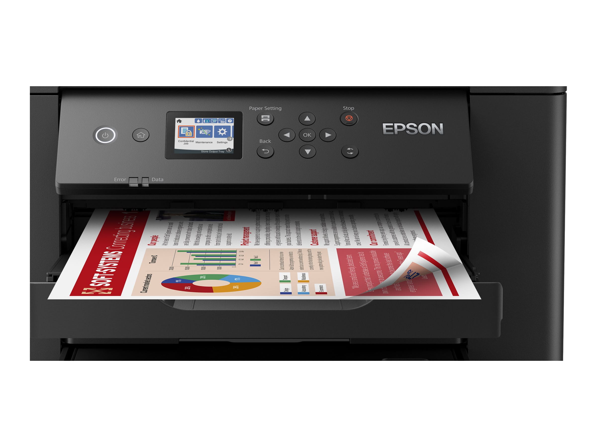 Epson WorkForce WF-7310DTW - Drucker - Farbe - Duplex - Tintenstrahl - A3 - 4.800 x 2.400 dpi - bis zu 25 Seiten/Min. (einfarbig)/ Epson WorkForce WF-7310DTW - Drucker - Farbe - Duplex - Tintenstrahl - A3 - 4.800 x 2.400 dpi - bis zu 25 Seiten/Min. (einfarbig)/