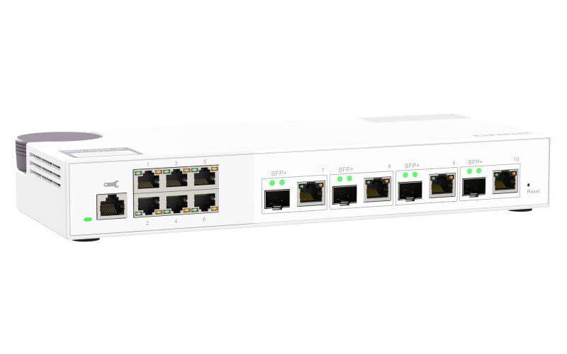 QNAP QSW-M2106-4C - Switch - managed - 6 x 2.5GBase-T