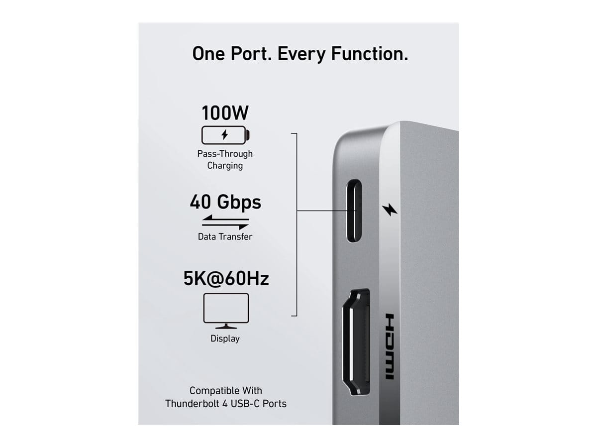 Anker Innovations Anker 547 - Hub - USB-C, 7-in-2 - 3 x USB-C +