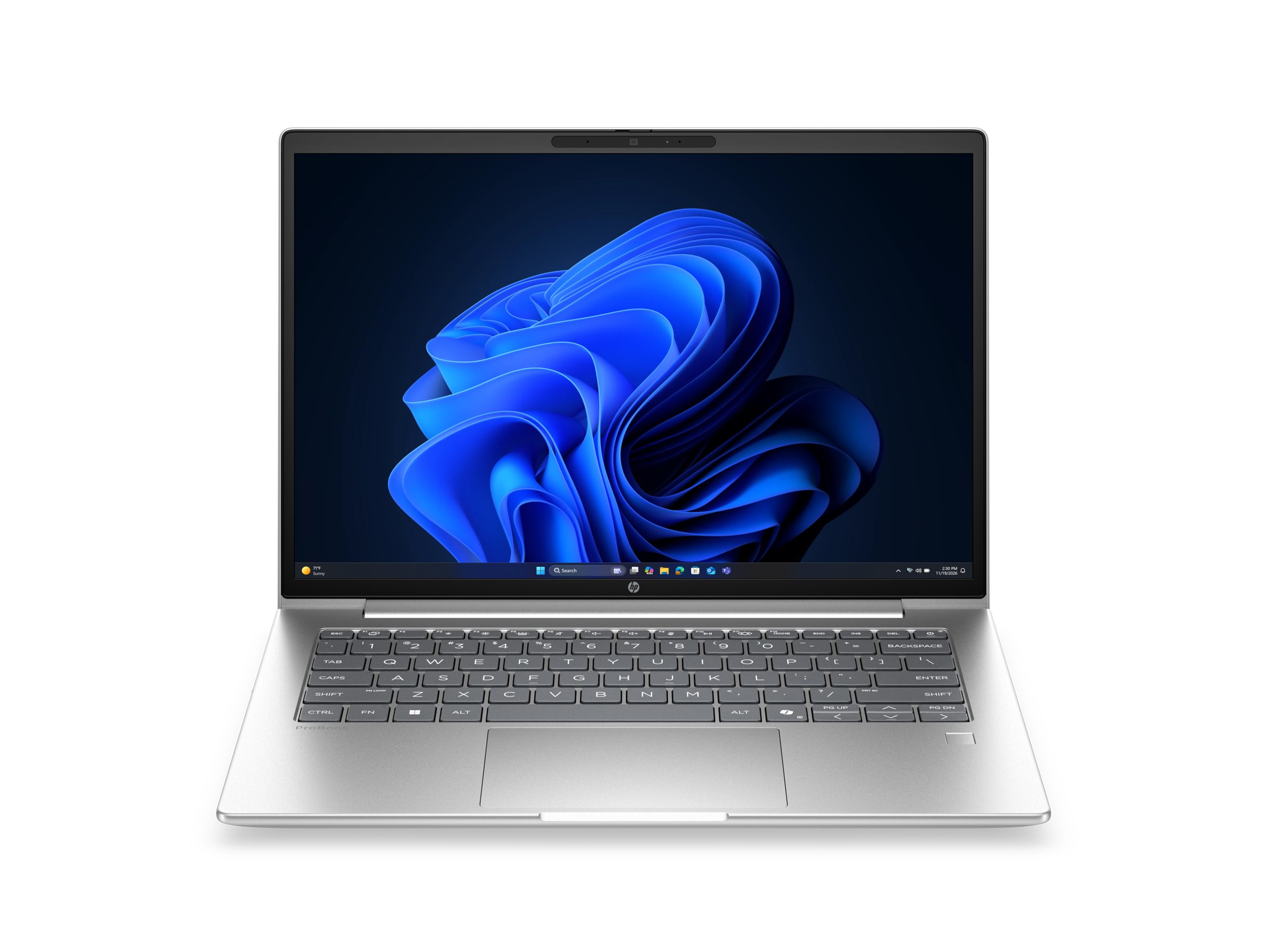 HP ProBook 4 G2a Notebook AI - 177-Grad Scharnierdesign - AMD Ryzen 7 250 / 3.3 GHz - Win 11 Pro - Radeon 780M - 32 GB RAM - 512 GB SSD NVMe - 35.6 cm (14")
