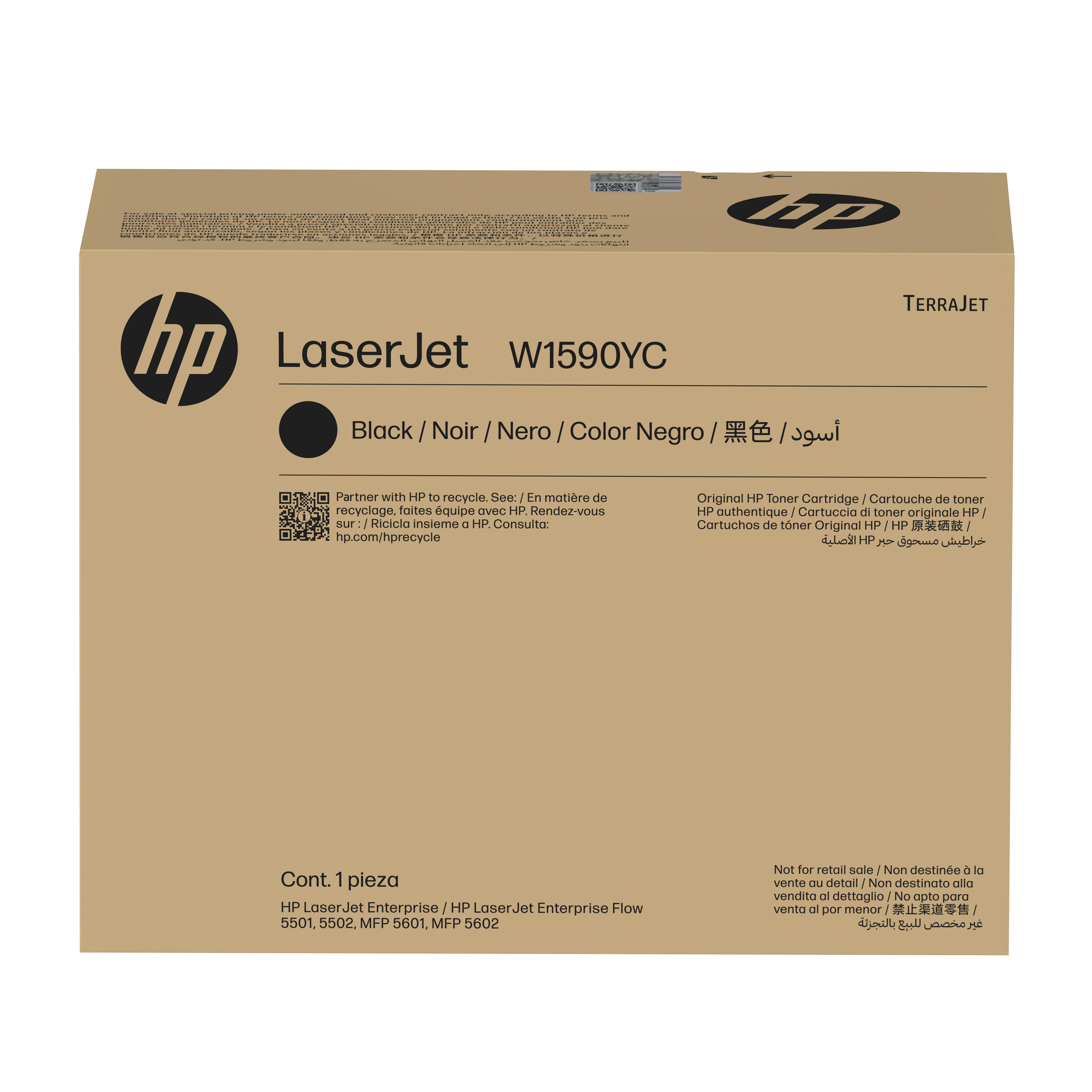 HP 159Y - Besonders hohe Ergiebigkeit - Schwarz - original - LaserJet - Tonerpatrone (W1590YC)