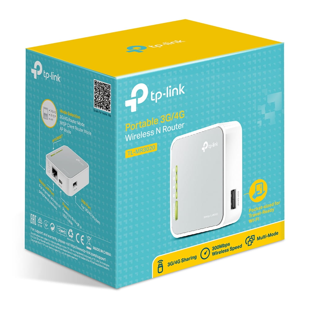 TP-LINK TL-MR3020 - Wireless Router 2,4 GHz