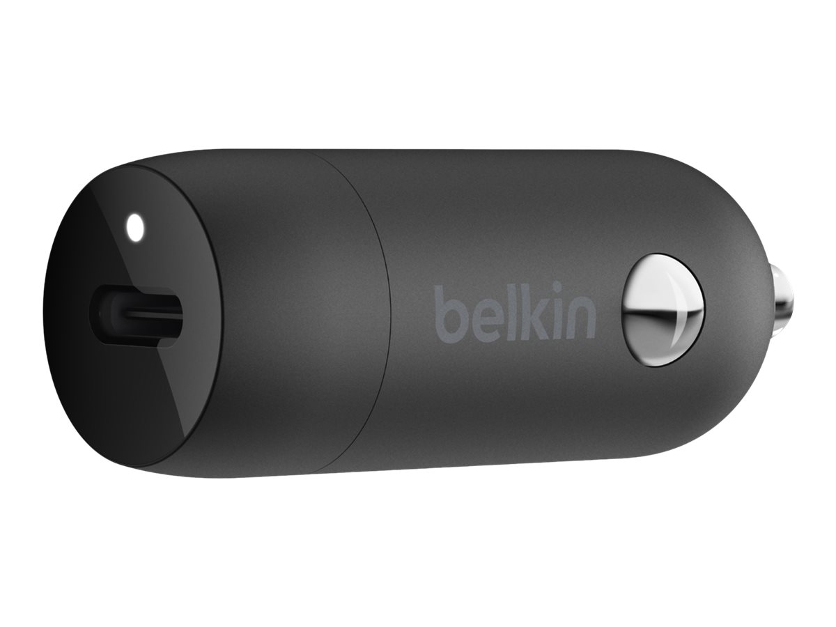 Belkin BoostCharge - Auto-Netzteil - 30 Watt - 3 A - Fast Charge, Power Delivery 3.1 (USB-C)