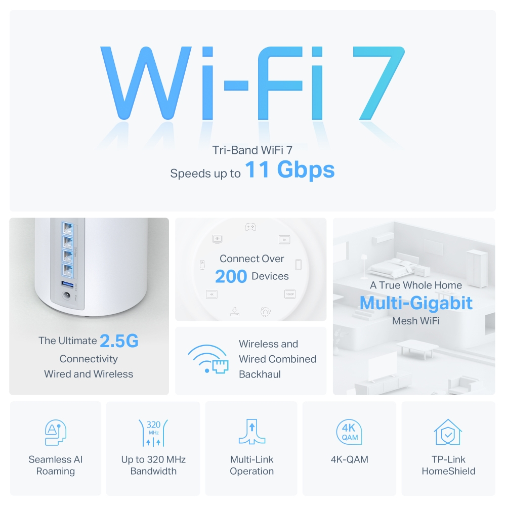 TP-LINK Deco BE65 V1 - WLAN-System - (Router)