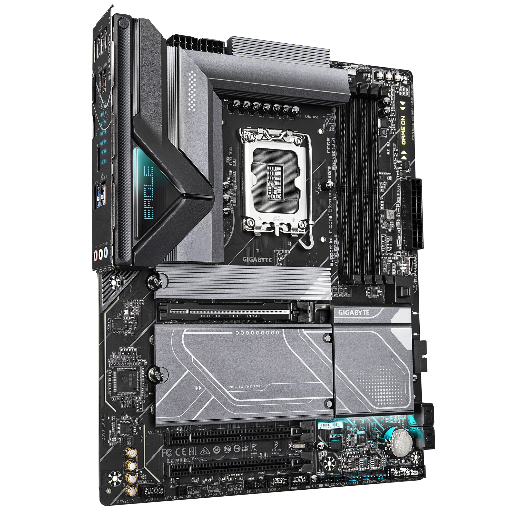 Gigabyte Z890 EAGLE - Motherboard - ATX - LGA1851-Sockel - Z890 Chipsatz - USB4, USB 3.2 Gen 2, USB 3.2 Gen 1, USB-C 3.2 Gen2 - 2.5 Gigabit LAN - Onboard-Grafik (CPU erforderlich)