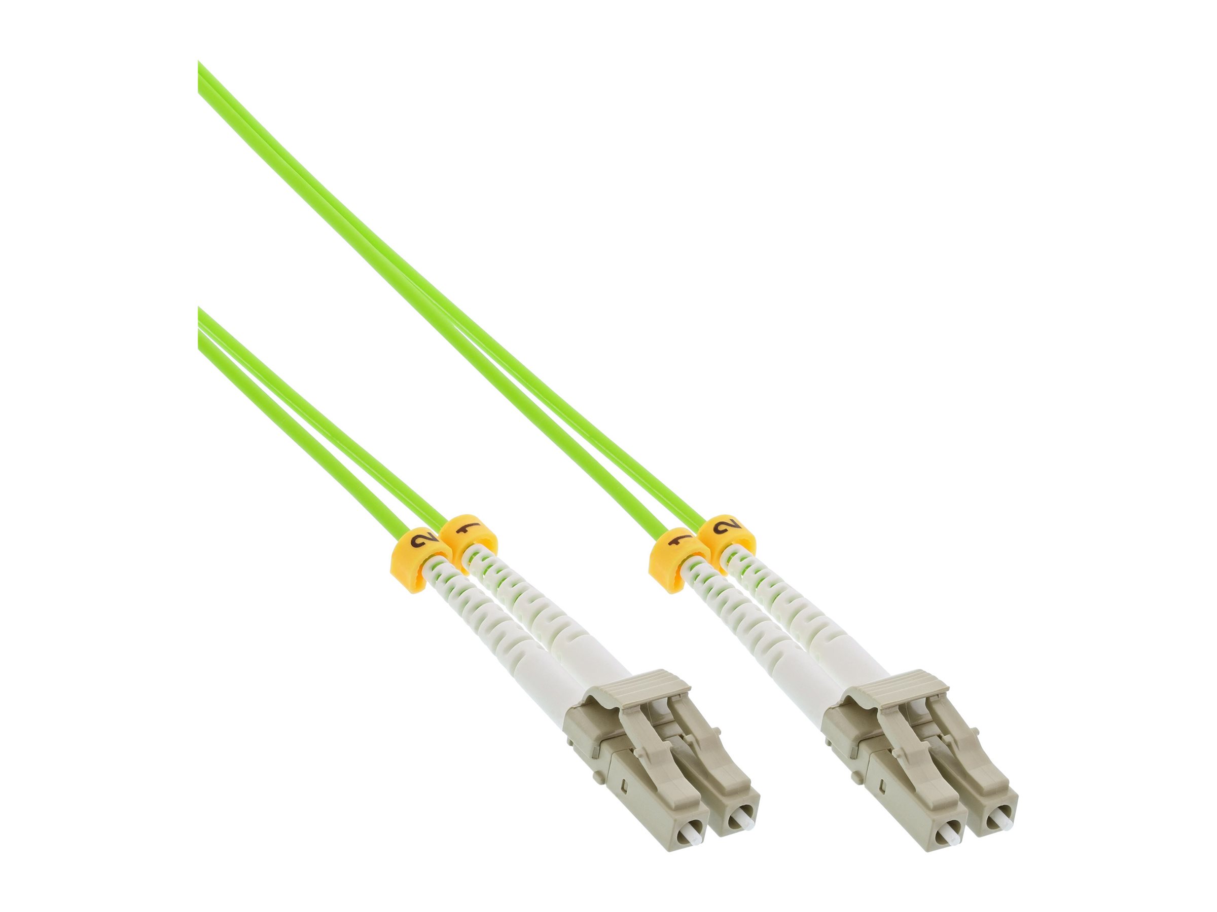 InLine LWL Duplex Kabel - LC/LC - 50/125µm - OM5 - 0,5m