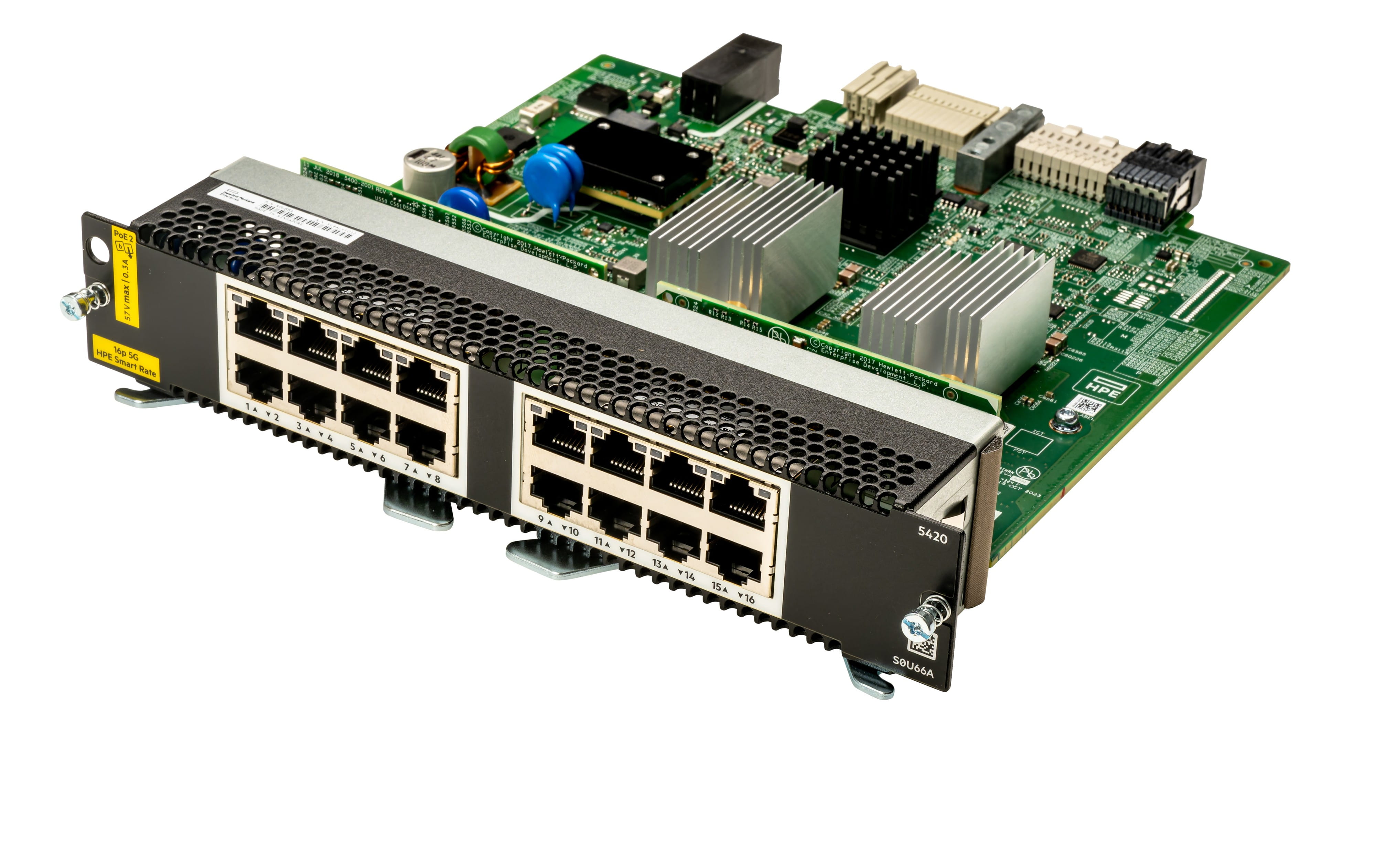 HPE Aruba Networking CX 5420 16p Smart Rate 1G/2.5G/5G