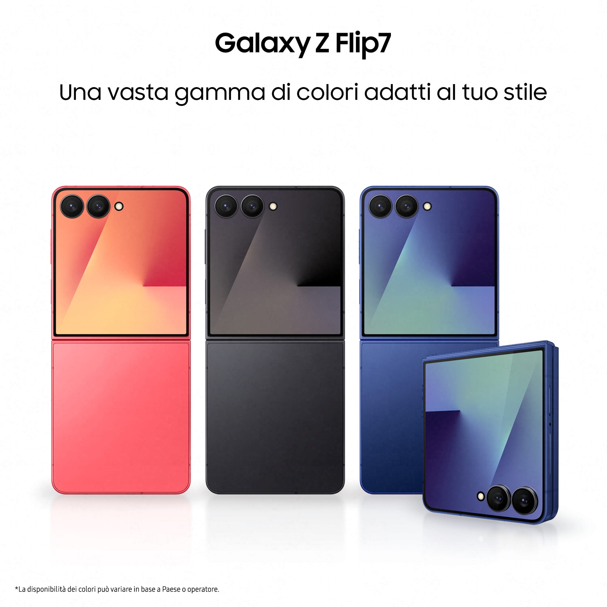 Samsung Galaxy Z Flip7, 17,3 cm (6.8"), 2520 x 1080 Pixel, 12 GB, 256 GB, 50 MP, Blau