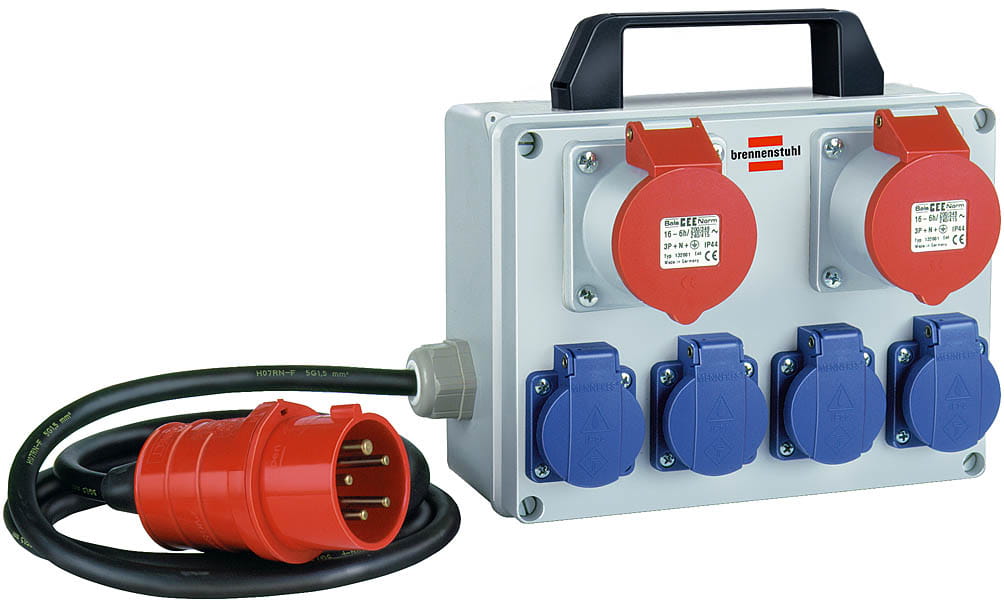 Brennenstuhl BKV 2/4 T IP44 - Stromverteilungseinheit
