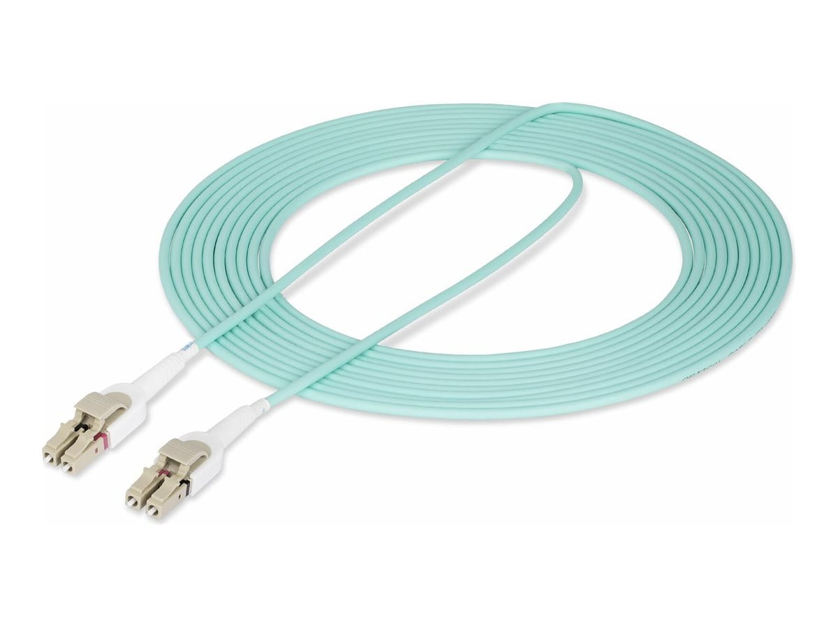 StarTech.com 5m LC/LC-UPC OM4 Multimode Glasfaser Patchkabel, 100Gbps - Patch-Kabel - LC/UPC Multi-Modus (M)