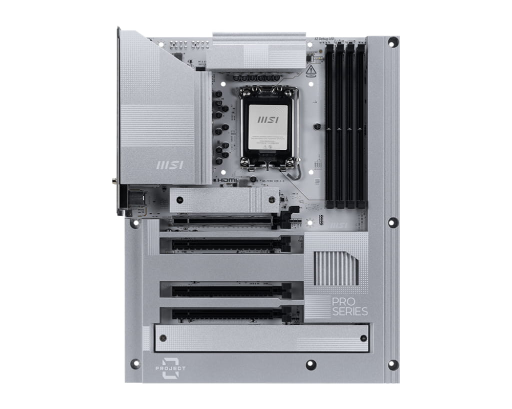 MSI PRO Z890-S WIFI PZ - Motherboard - ATX - LGA1851-Sockel - Z890 Chipsatz - USB-C 3.2 Gen 2x2, USB 3.2 Gen 1, USB4 - 2.5 Gigabit LAN, Wi-Fi 7, Bluetooth - Onboard-Grafik (CPU erforderlich)