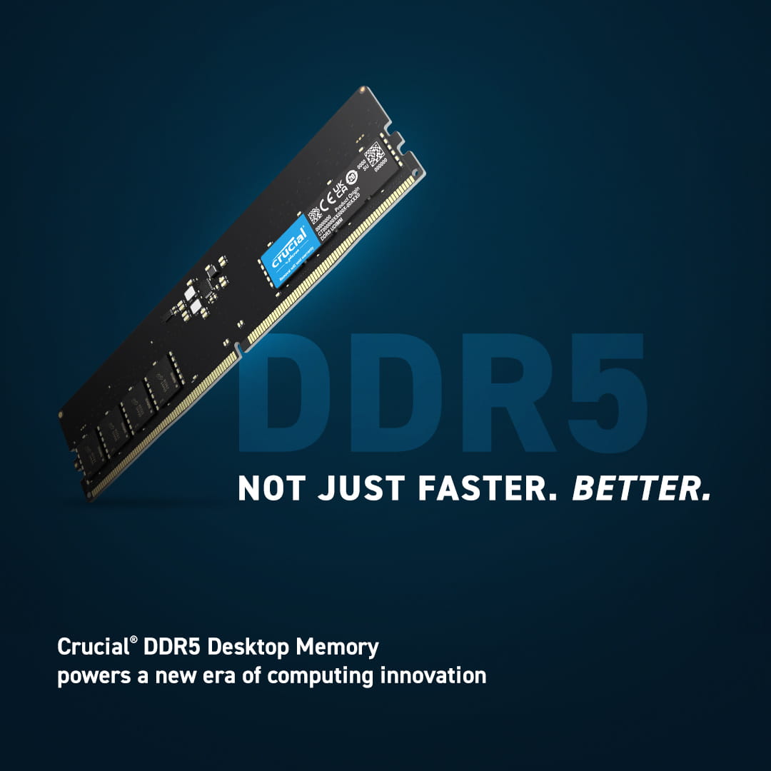 Crucial DDR5 - Kit - 32 GB: 2 x 16 GB - DIMM