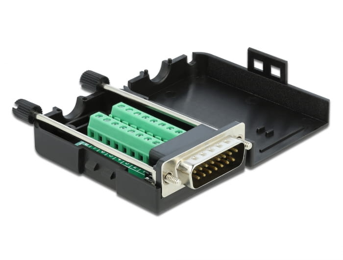 Delock VGA-Adapter - 15 pin D-Sub (DB-15) (M)
