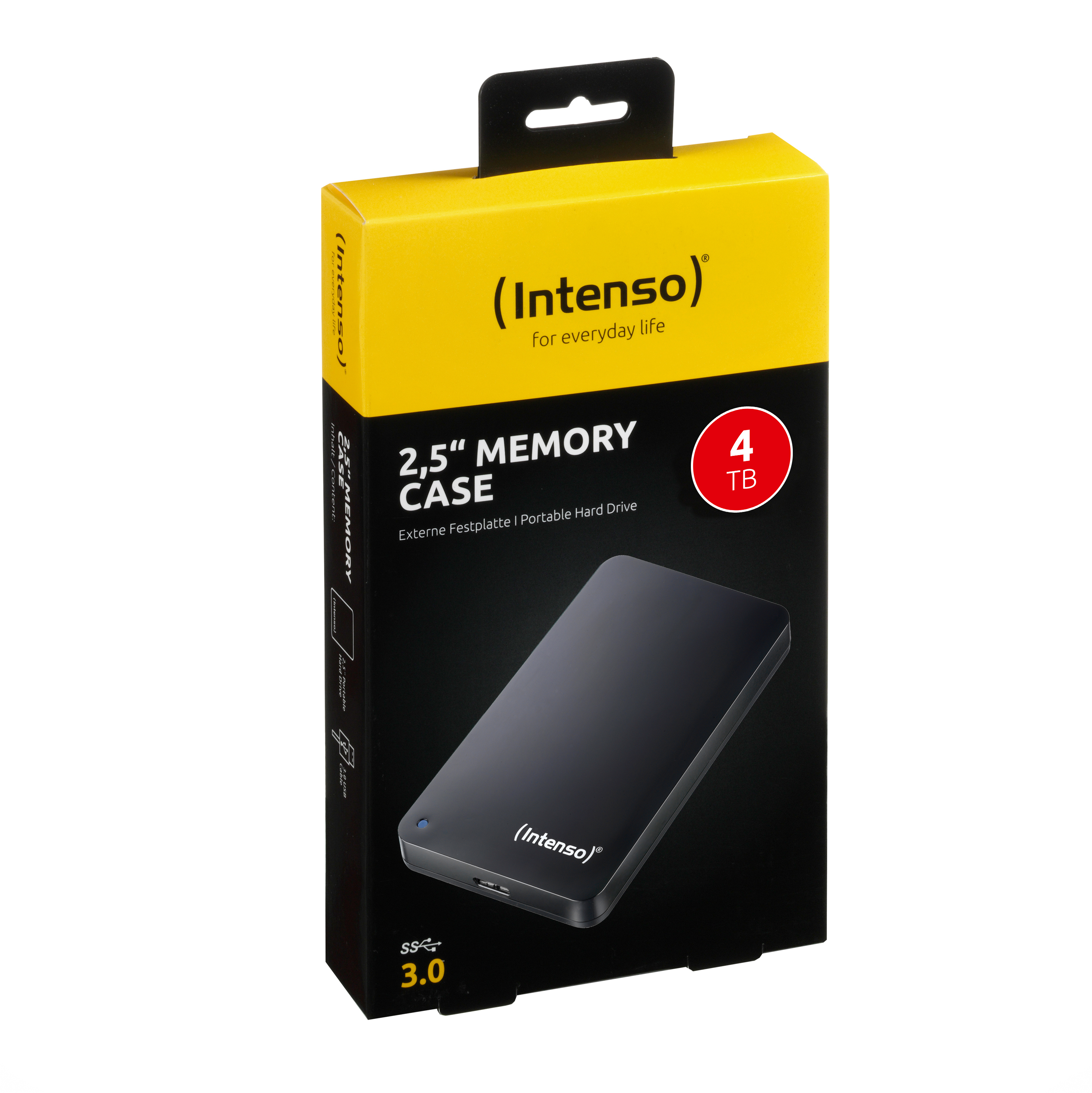 Intenso Memory Case - Festplatte - 4 TB - extern (tragbar)