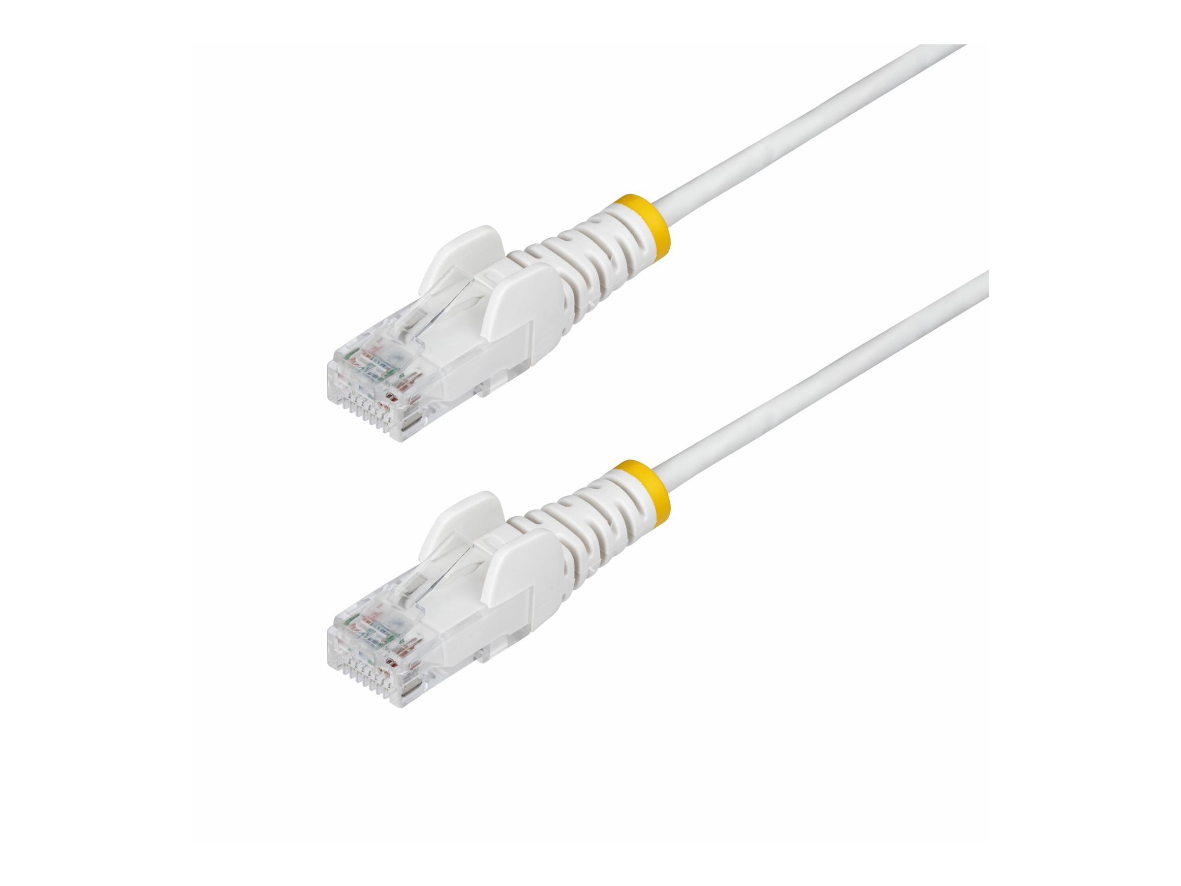 StarTech.com 3m White Slim CAT6 Ethernet Cable, Snagless, 28AWG, LSZH - Patch-Kabel - RJ-45 (M)