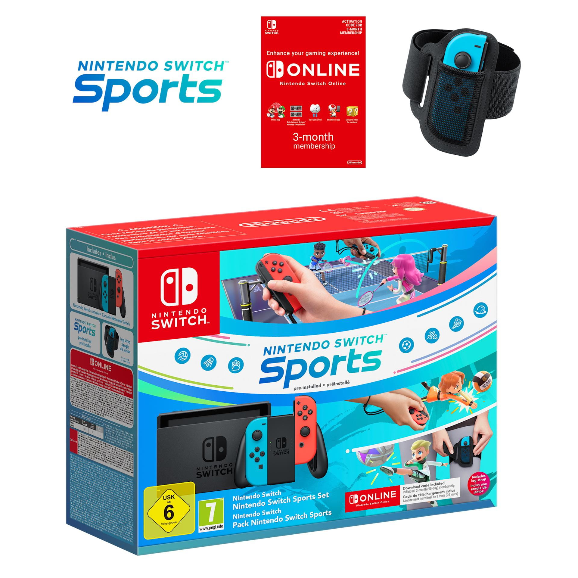 Nintendo Switch - Spielkonsole - Full HD - Neon