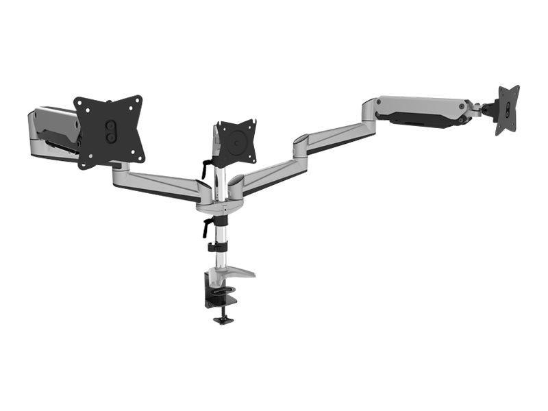 DIGITUS Triple Monitor - mit Gasdruckfeder und Klemmbefestigung