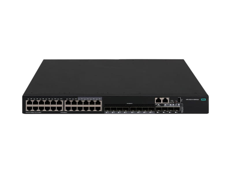 HPE FlexNetwork 5520 24G 4SFP+ HI 1-slot Switch - managed