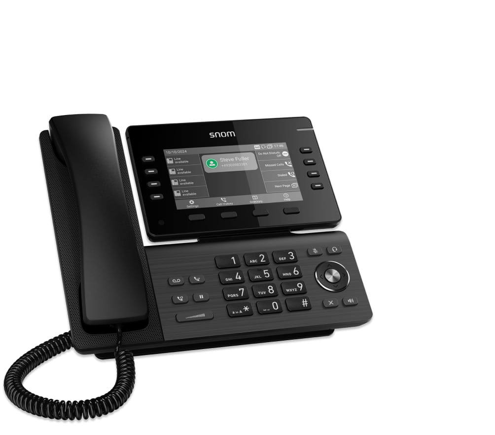 Snom D812 - VoIP-Telefon - SIP, SDP, RTP, RTCP, RTCP-XR, ICE, SIPS, SIP over TLS, SRTP, SRTCP