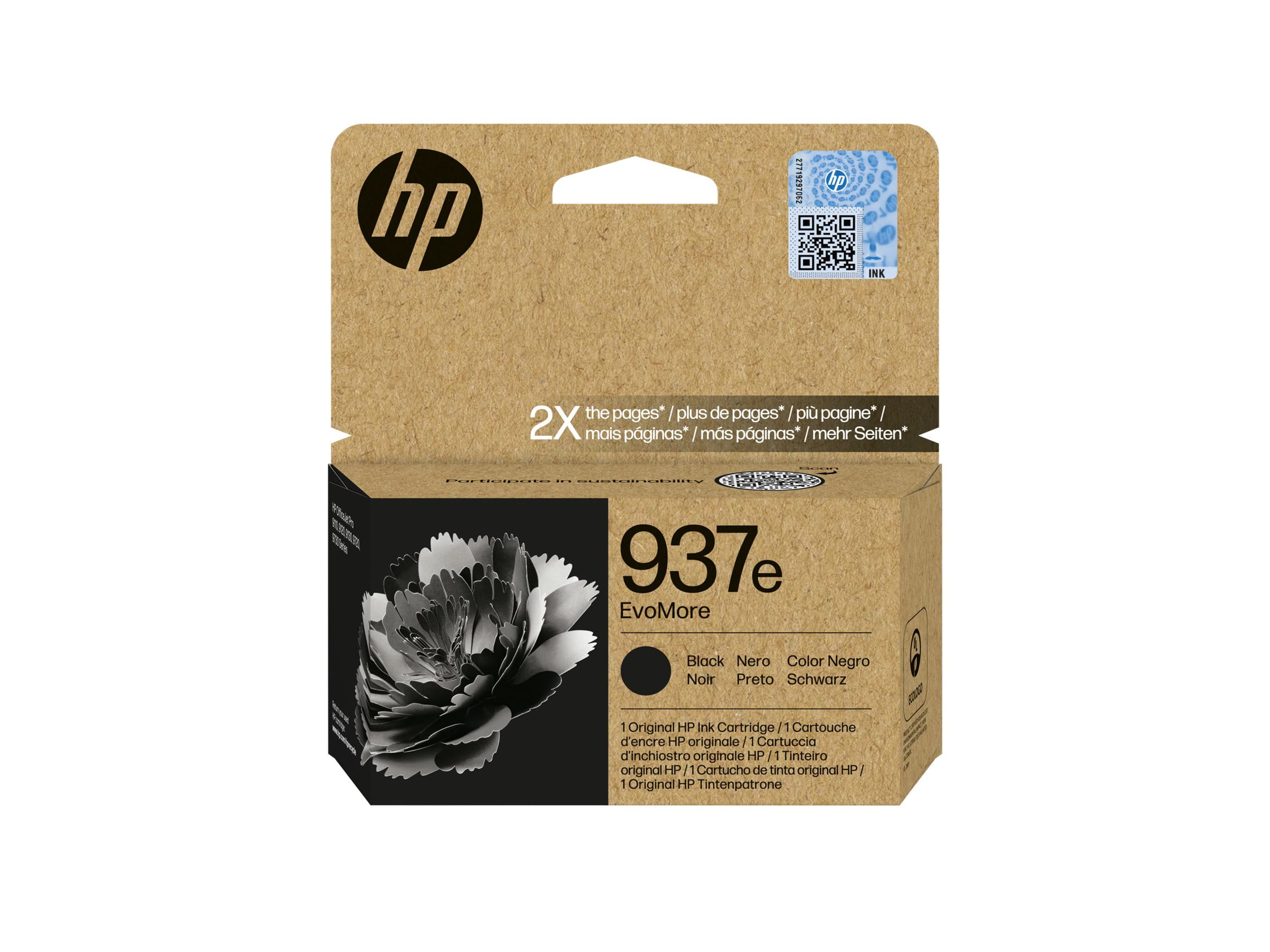 HP 937e EvoMore - Schwarz - original - Tintenpatrone
