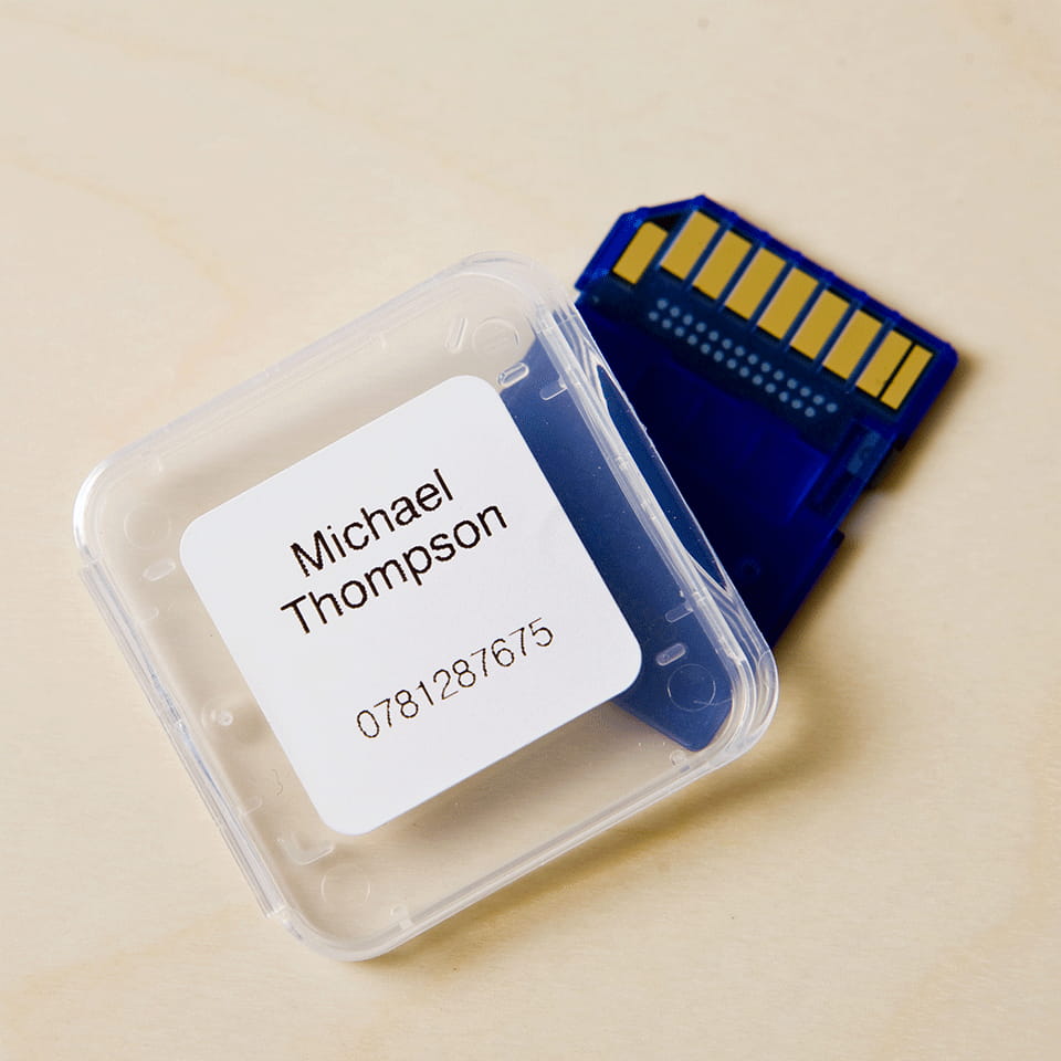 Brother DK-11221 - Schwarz auf Weiß - 23 x 23