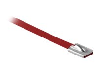 Delock Kabelbinder - 30 cm - Rot (Packung mit