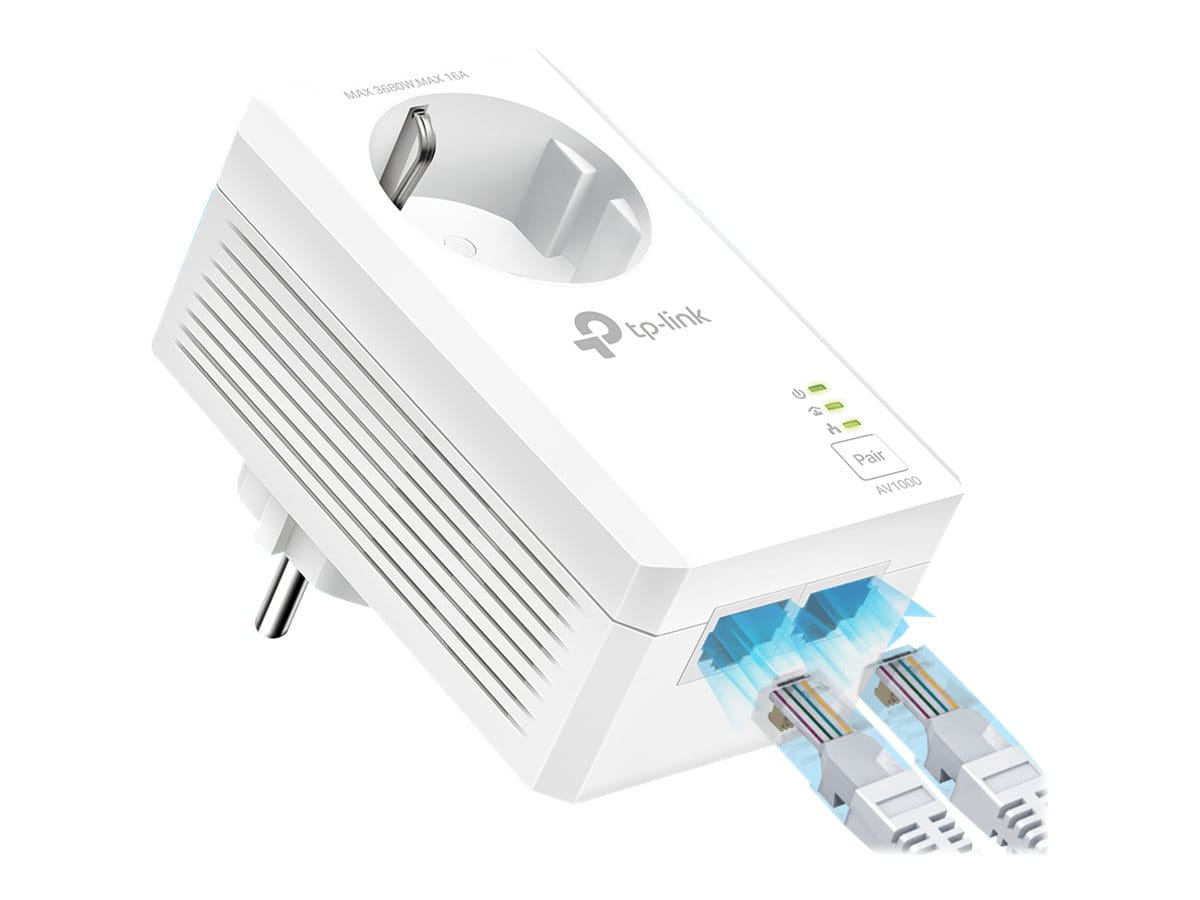 TP-LINK TL-PA7027P V1 Starter Kit - Powerline-Adapter-Kit 1GbE, HomePlug AV (HPAV)