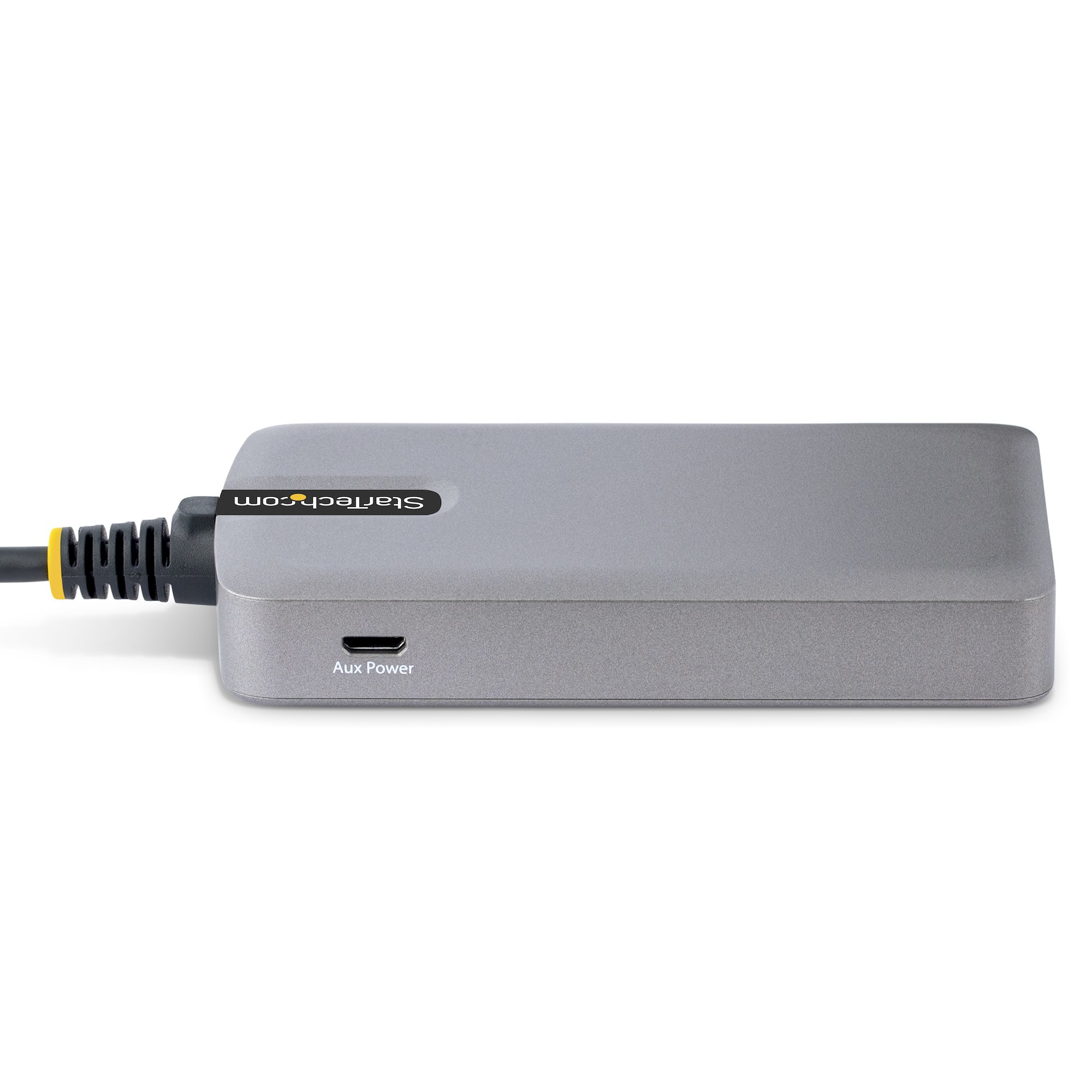 StarTech.com 3-Port USB-C Hub with Ethernet, 3x USB-A Ports, Gigabit Ethernet, USB 3.0 5Gbps, Bus-Powered, USB Type-C Hub w/GbE and 1ft/30cm Long Cable, Portable Laptop USB C Hub Adapter - USB Expansion Hub, RJ45 (5G3AGBB-USB-C-HUB)