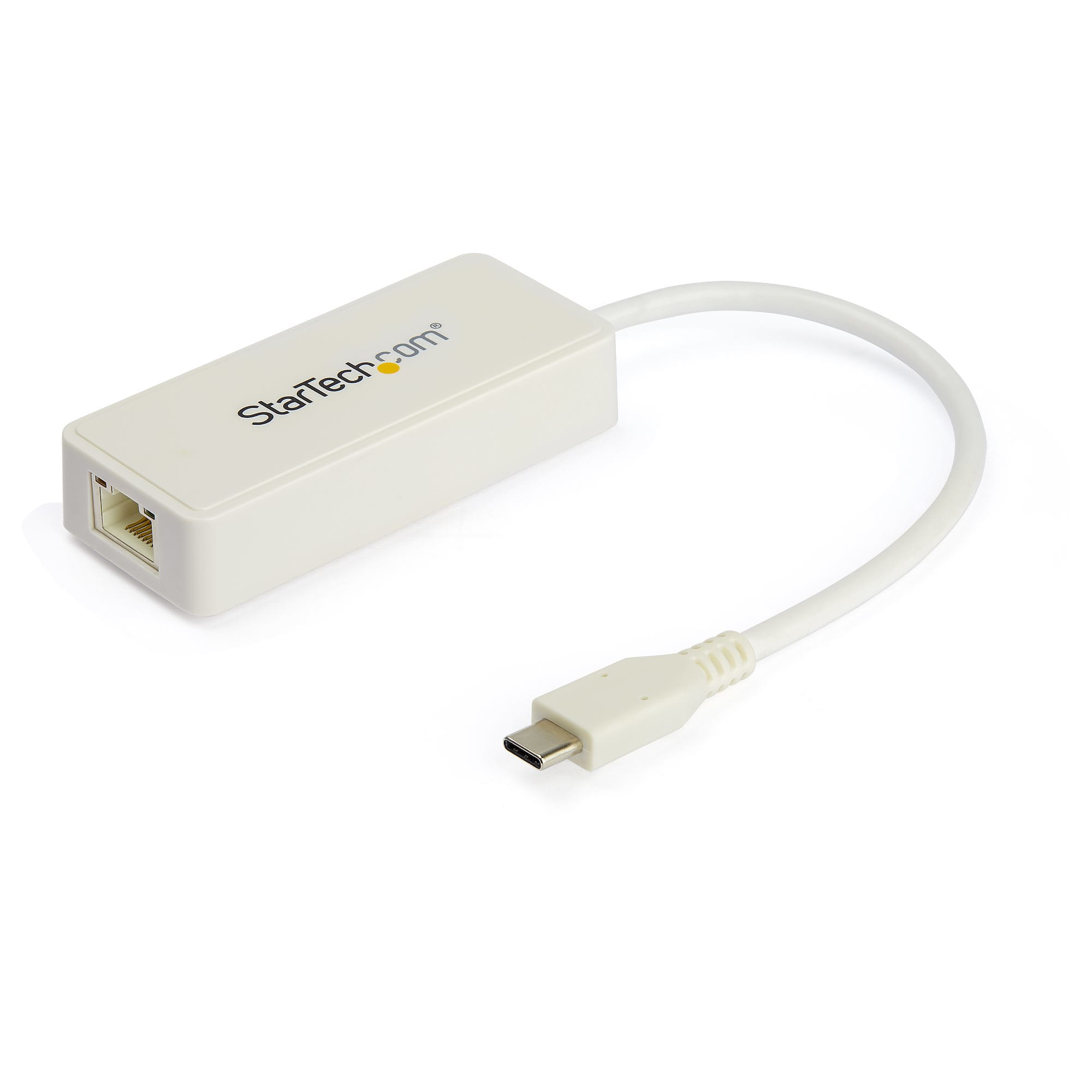 StarTech.com US1GC301AUW USB Netzwerkadapter (Ethernet Adapter mit extra USB Anschluss, USB 3.0, Thunderbolt 3 komp.)
