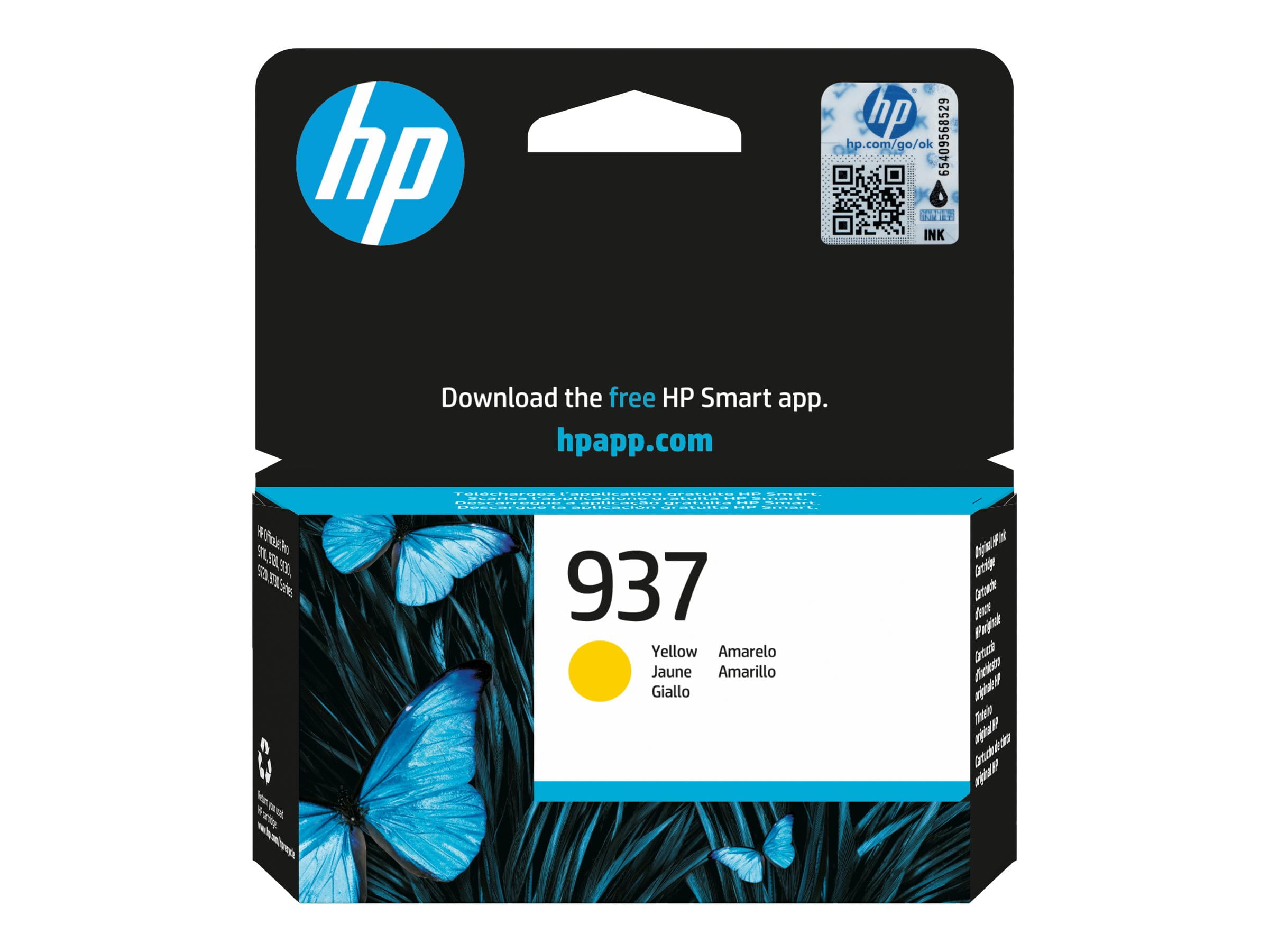 HP 937 - Gelb - original - Tintenpatrone - für P/N: 403X8B#687