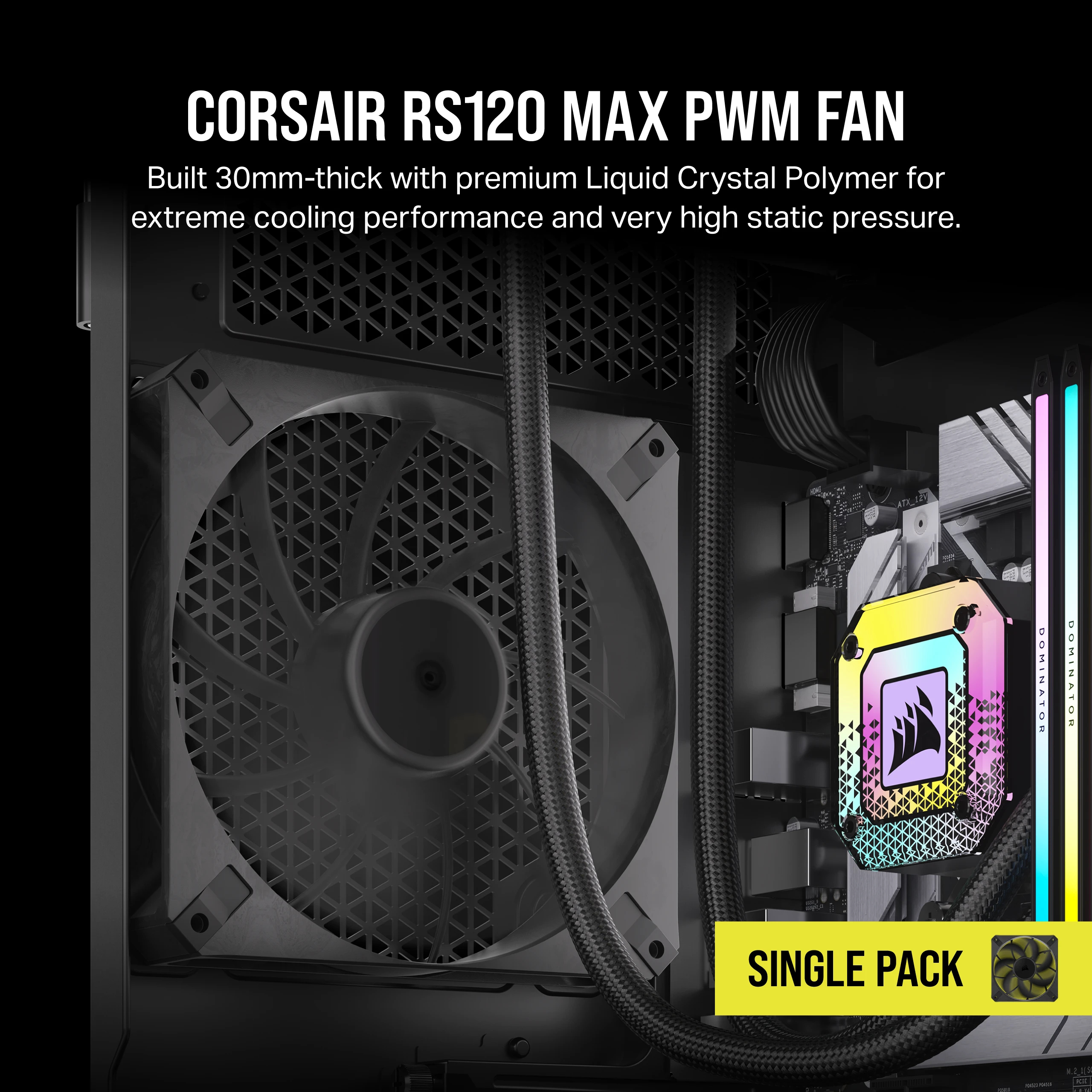 Corsair RS120 MAX - Gehäuselüfter - 120 mm