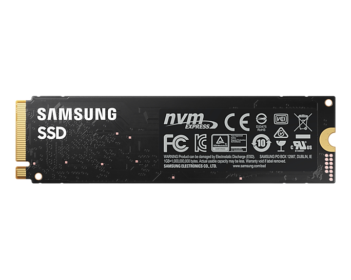 Samsung 980 MZ-V8V250BW - SSD - verschlüsselt - 250 GB - intern - M.2 2280 - PCIe 3.0 x4 (NVMe)