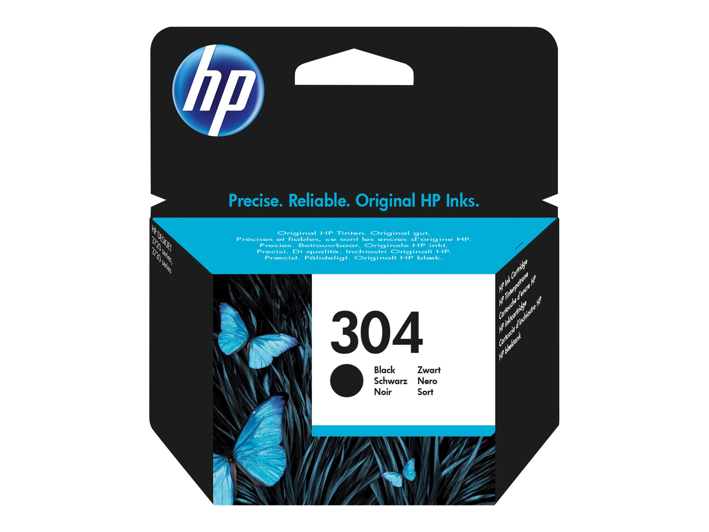 HP 304 - Schwarz - original - Tintenpatrone - für AMP 130 HP 304 - Schwarz - original - Tintenpatrone - für AMP 130