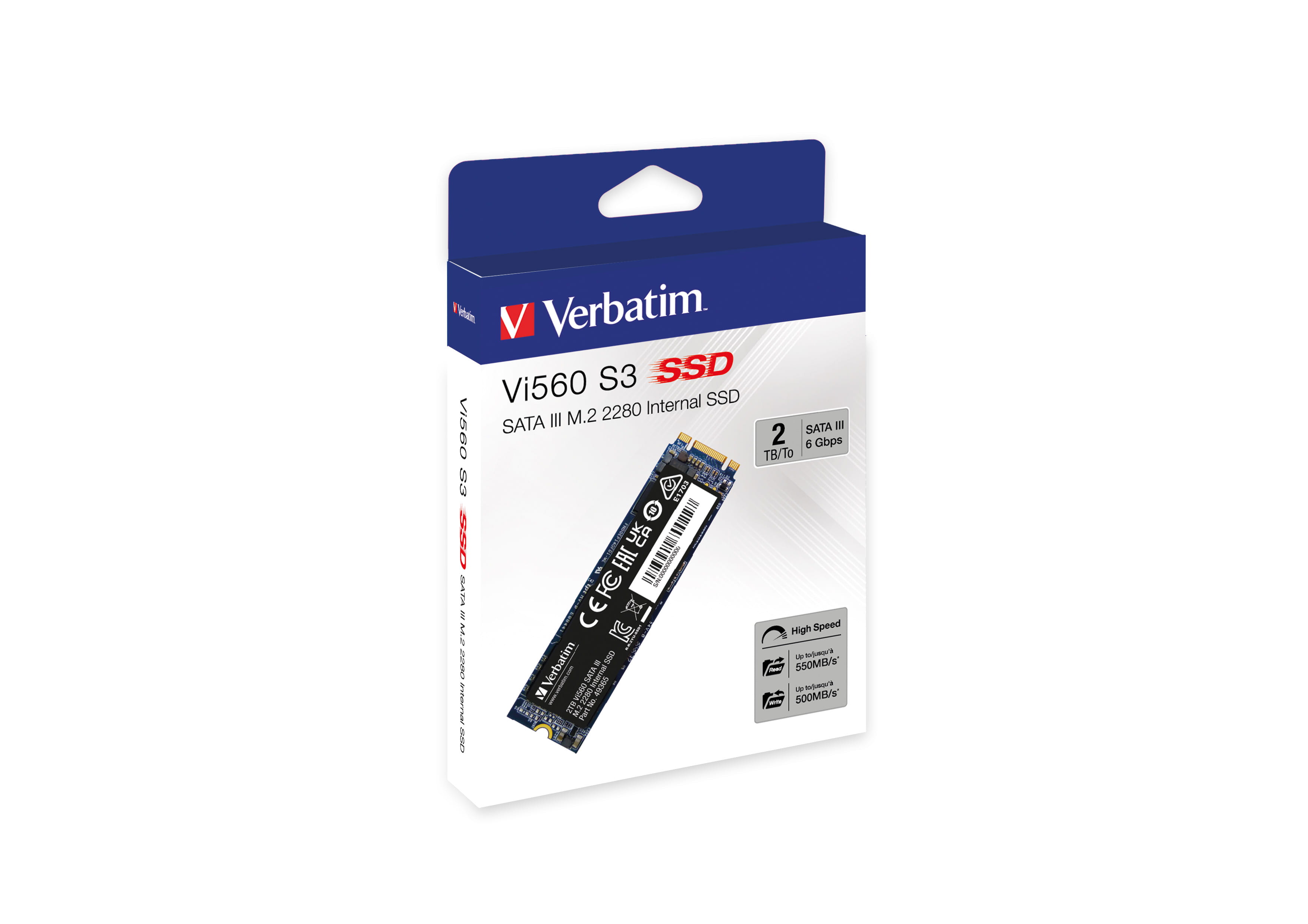 Verbatim Vi560 - SSD - 2 TB - intern - M.2 2280