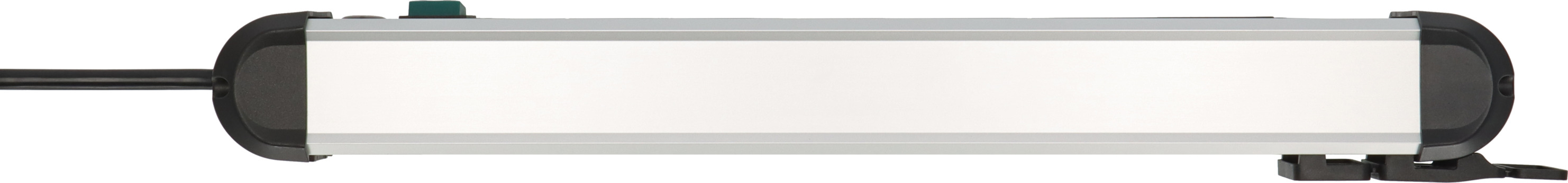 Brennenstuhl 1391030611, 3 m, Drinnen, IP20, Schwarz, Silber, 6 AC-Ausgänge, 230 V