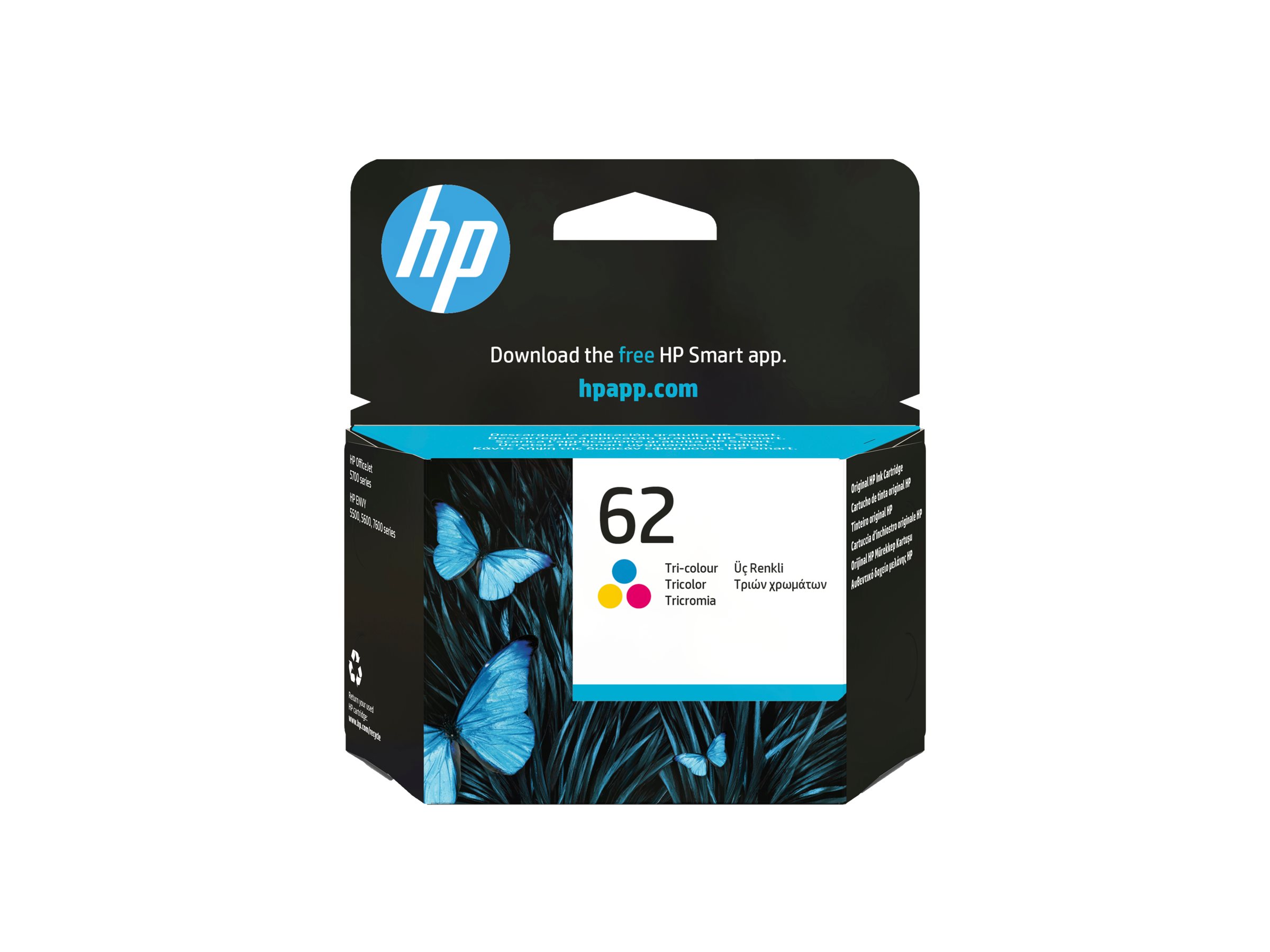 HP 62 - 4.5 ml - Farbe (Cyan, Magenta, Gelb)