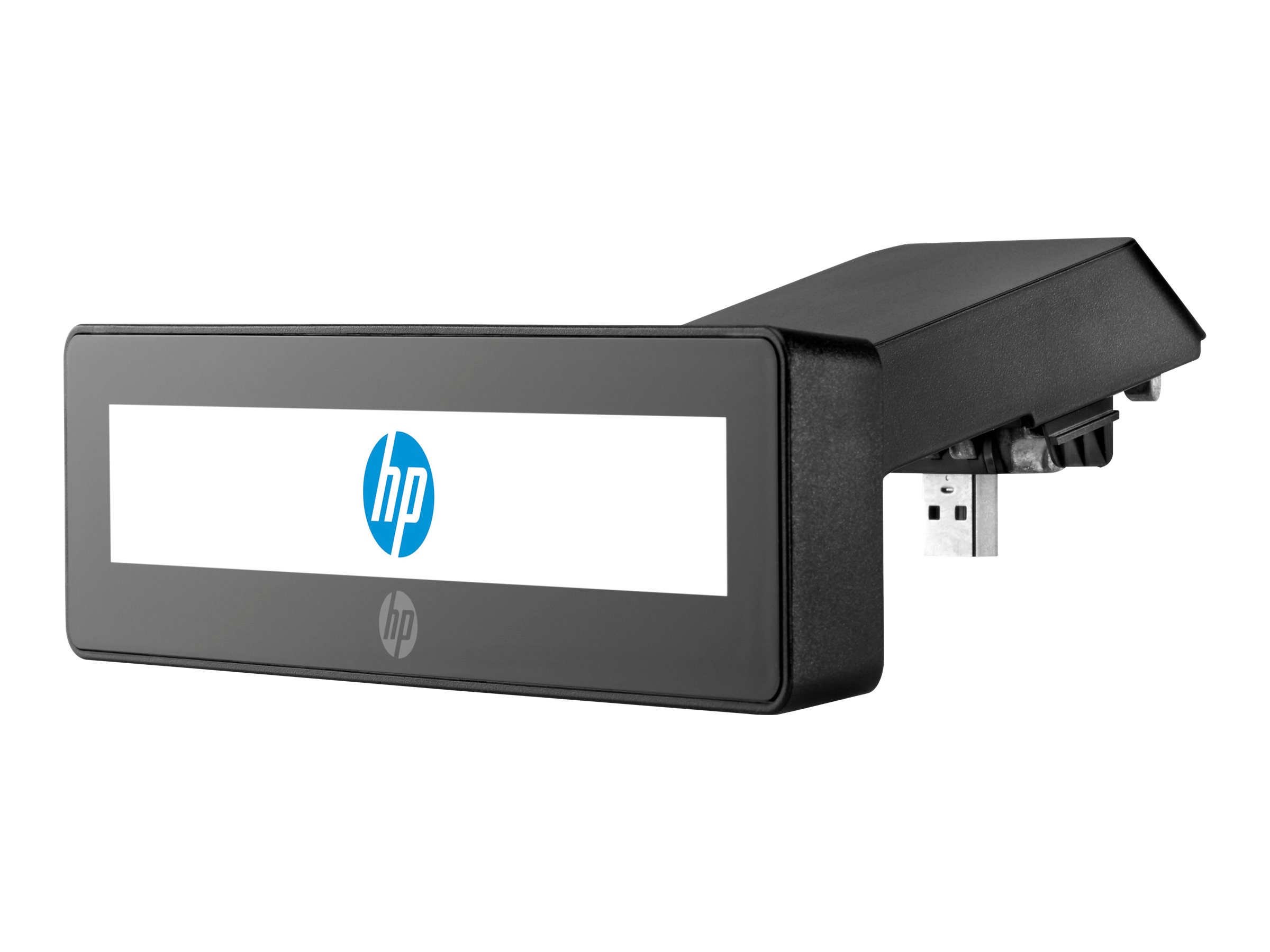 HP Integriertes RP9 2x20-Display, oben, mit Arm, 20 Ziffern, Schwarz, RP9 Retail System, Business, USB 2.0, USB