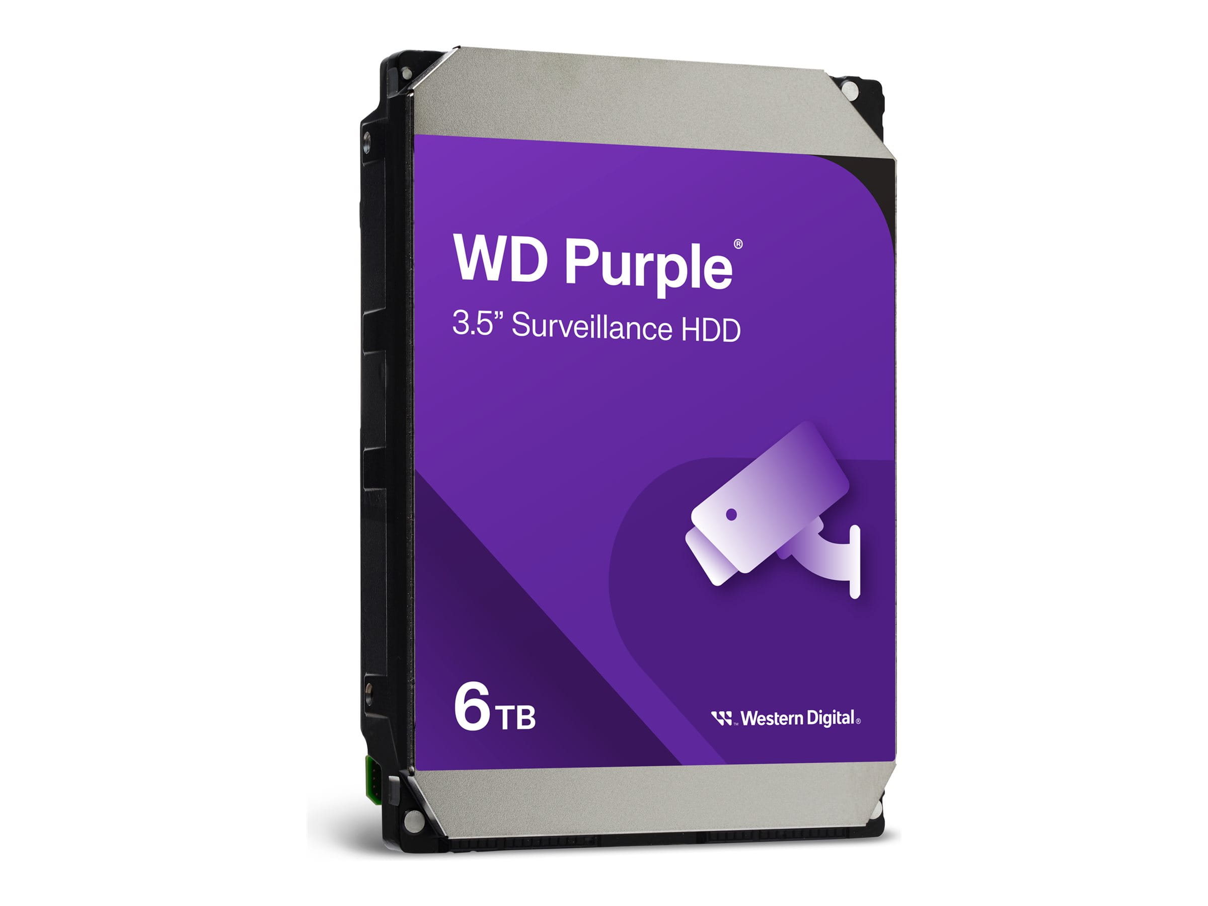 WD Purple WD64PURZ - Festplatte - 6 TB - Überwachung - intern - 3.5" (8.9 cm)