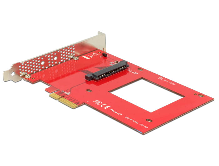 Delock PCI Express Card > 1 x internal U.2 NVMe - Speicher-Controller - 2.5" (6.4 cm)