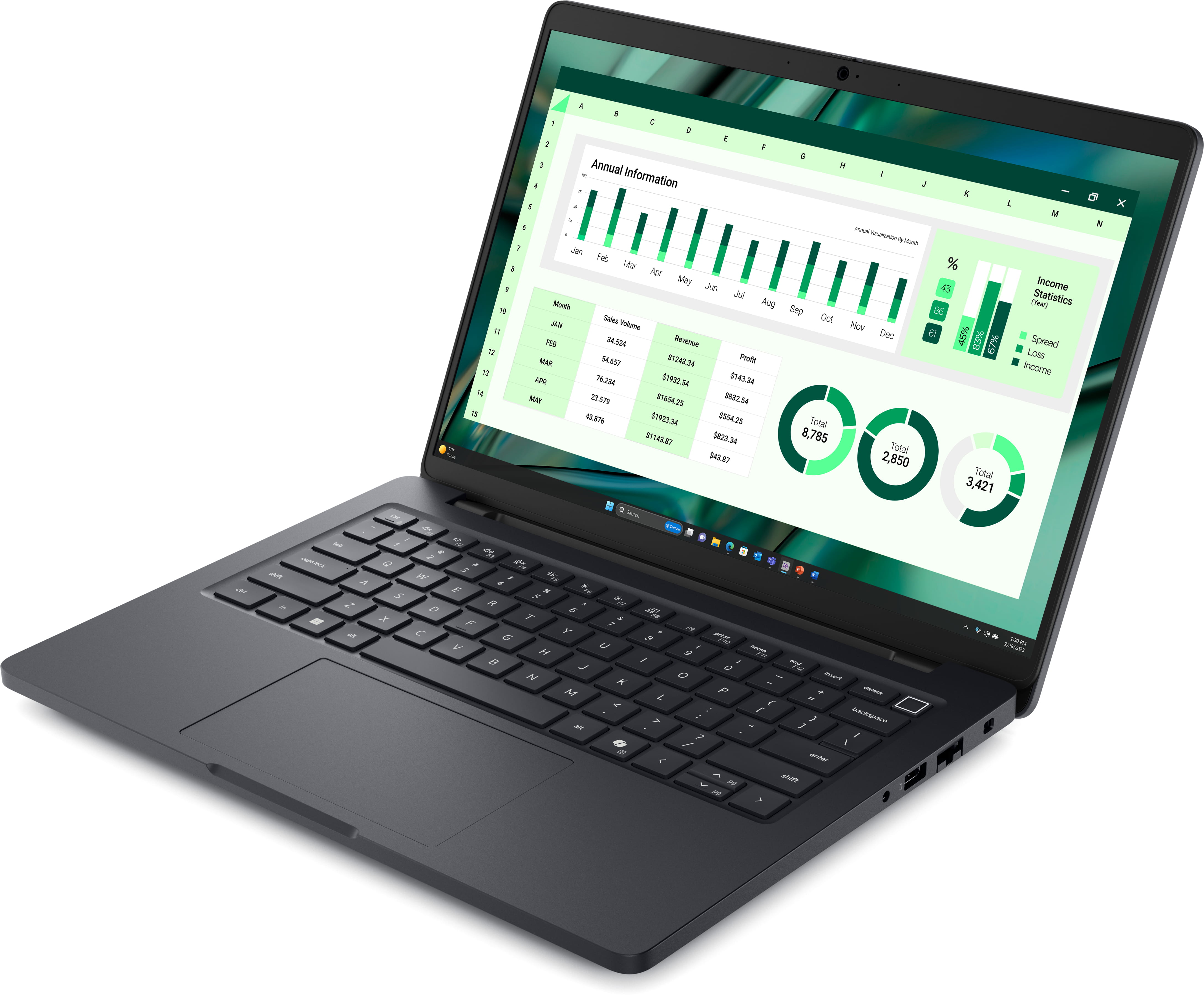 Dell Pro Max 14 MC14250 - Intel Core Ultra 7 265H / 2.2 GHz - vPro Enterprise - Win 11 Pro - RTX PRO 500 Blackwell - 16 GB RAM - 512 GB SSD NVMe, Class 35 - 35.565 cm (14")