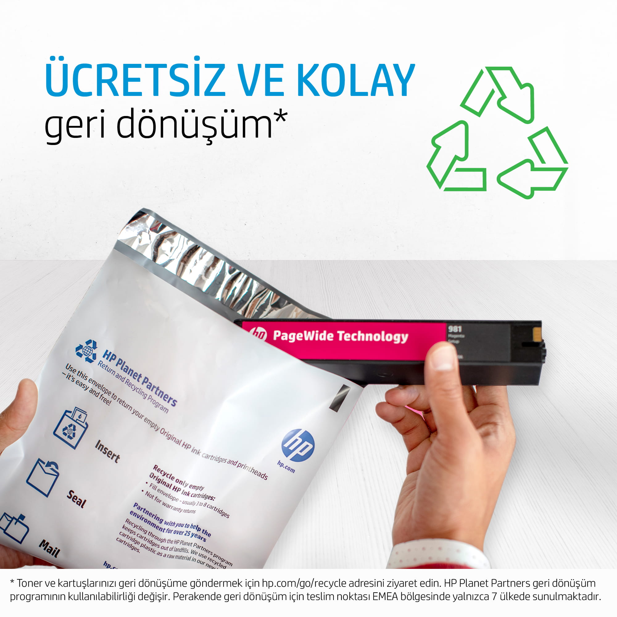 HP 863 - 500 ml - Cyan - original - PageWide