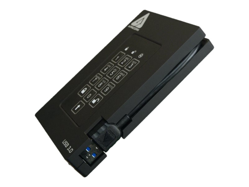 Apricorn Aegis Padlock Fortress A25-3PL256-S1000F - SSD - verschlüsselt - 1 TB - extern (tragbar)