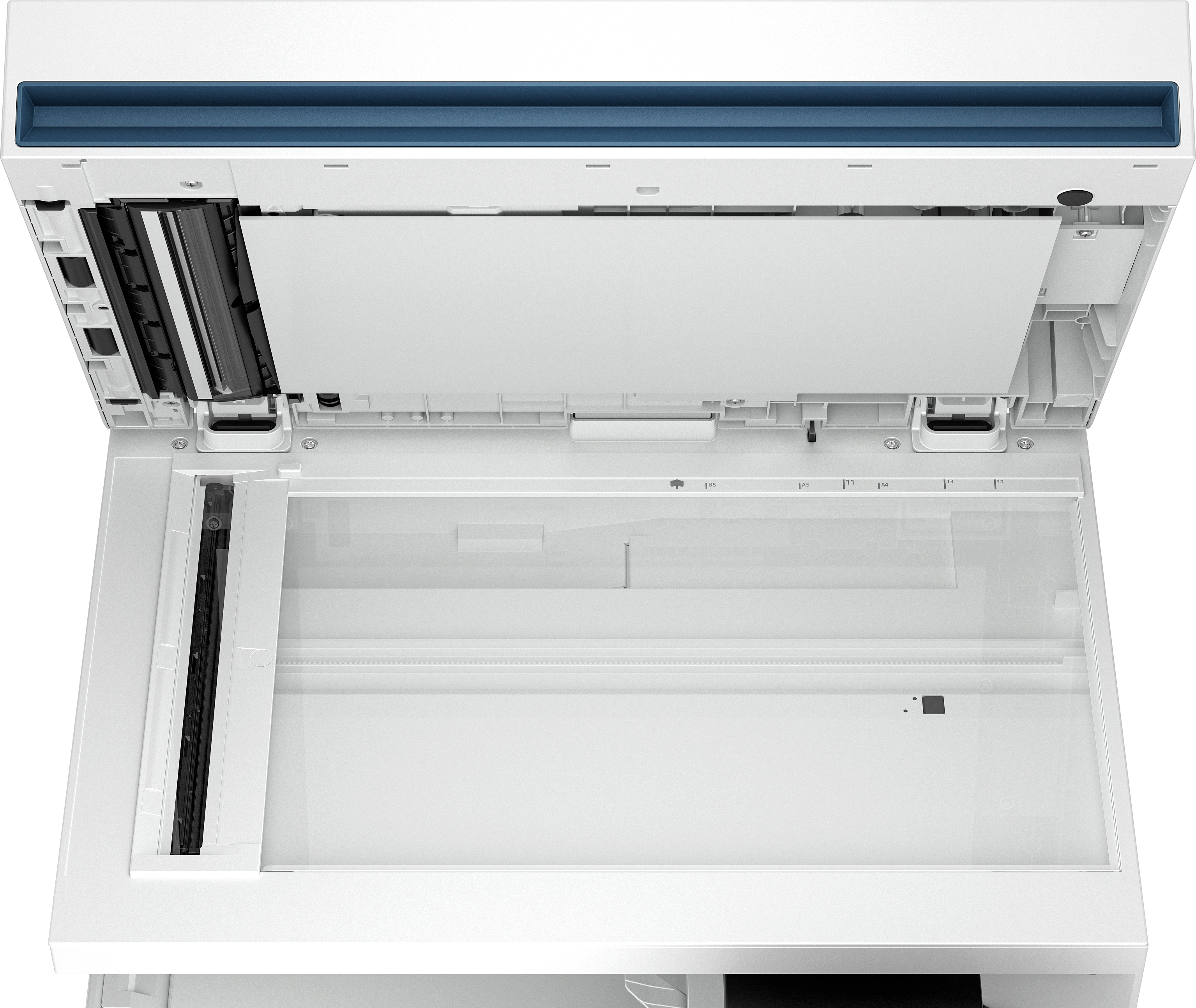 HP Color LaserJet Enterprise MFP X58045dn Drucker, Laser, Farbdruck, 1200 x 1200 DPI, A4, Direktdruck, Grau