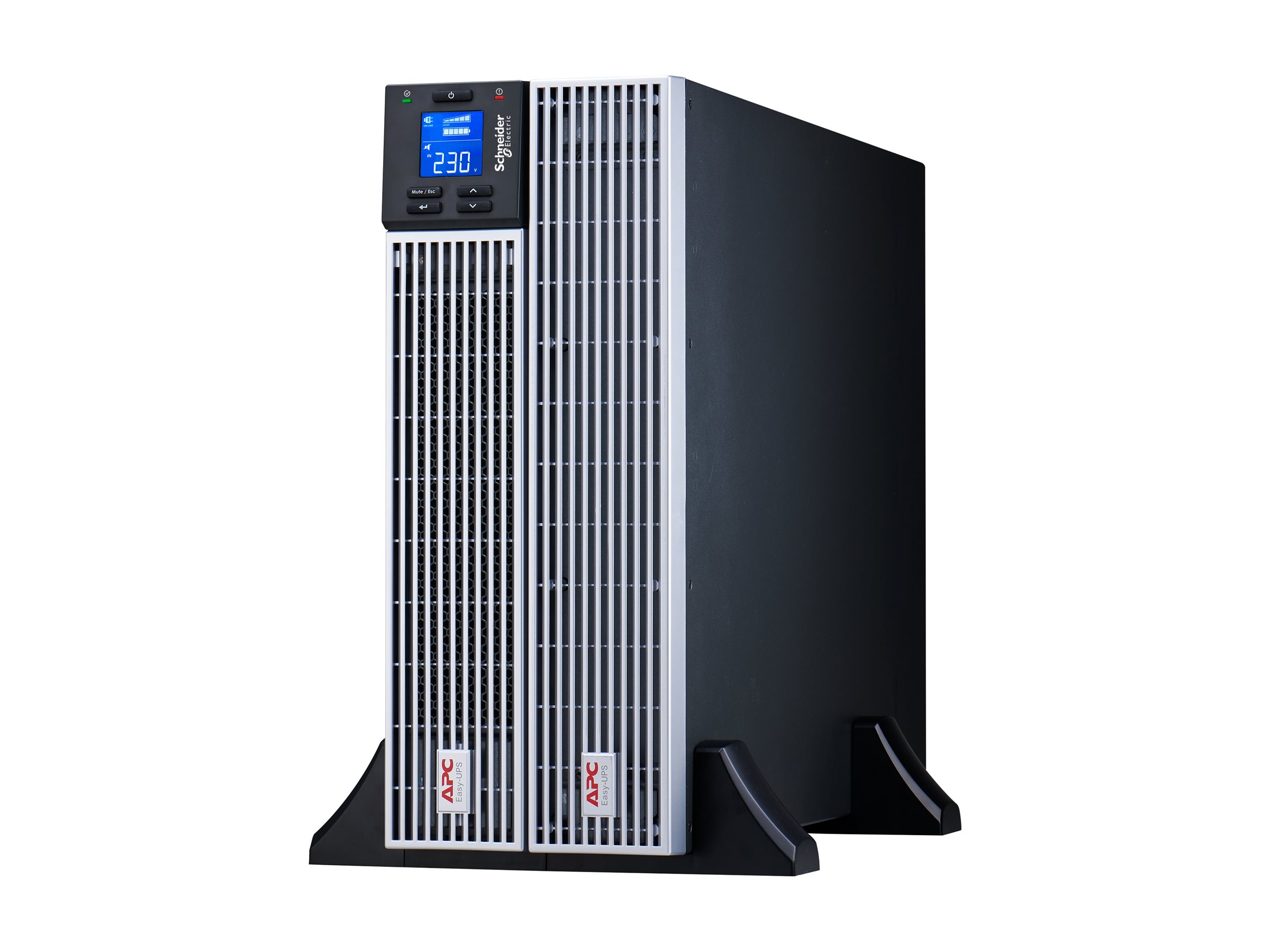 APC Easy UPS SRVL - USV (Rack - einbaufähig) - Wechselstrom 230 V - 900 Watt - 1000 VA - USB, RS-232, RJ-45, RJ-11 - Ausgangsanschlüsse: 6 - 4U - 48.3 cm (19") - Online-USV