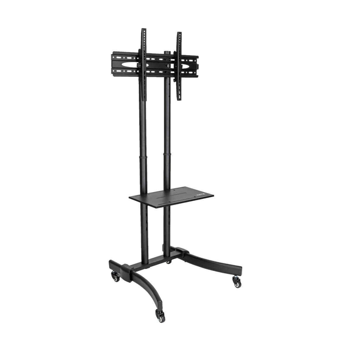 Eaton Tripp Lite Series Rolling TV/Monitor Cart - for 37" to 70" TVs and Monitors - Classic Edition - Wagen - für Flatpanel / Notebook / AV-Equipment - Aluminium, Stahl - Schwarz, Silber - Bildschirmgröße: 94-177.8 cm (37"-70")