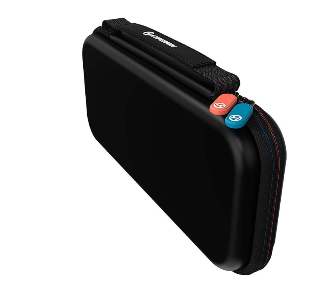 Hyperkin M07711, Hartschalenkoffer, Nintendo, Schwarz, EVA (Äthylen-Vinylazetat), Kratzresistent, Stoßfest, Reißverschluss
